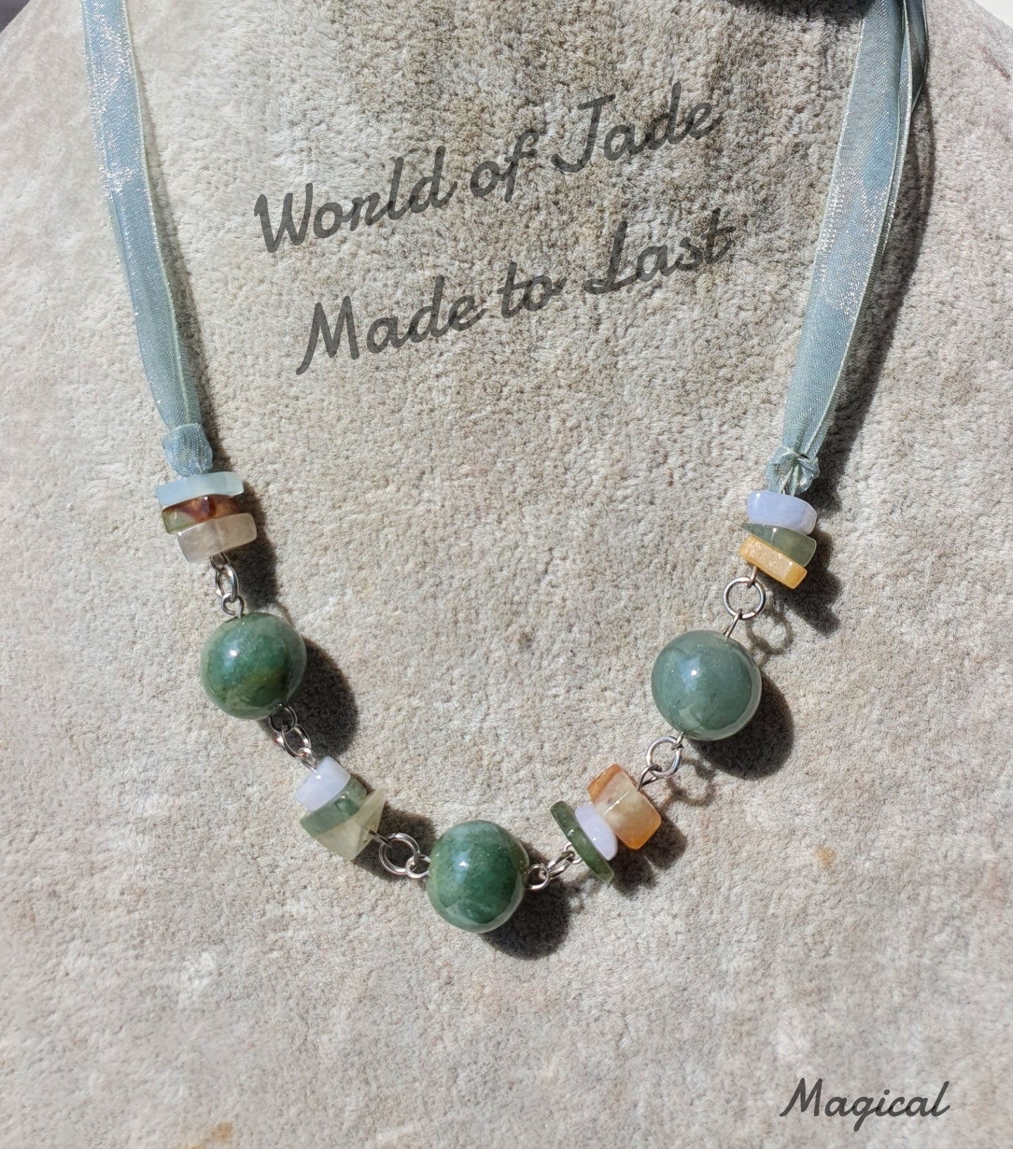 Burma Jadeite Birthstone Necklace