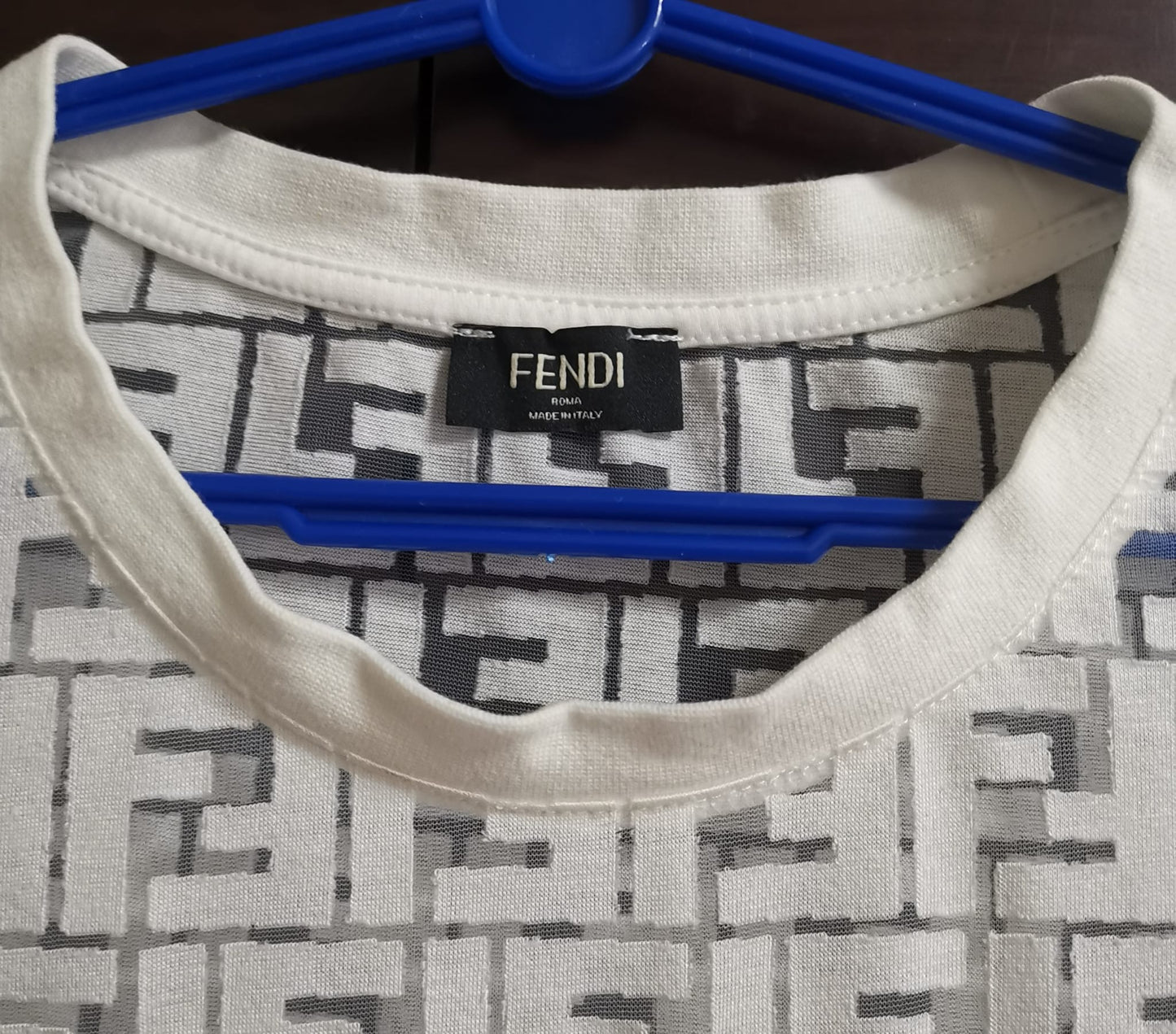 Fendi Roma Preloved Tee Tshirt Cotton