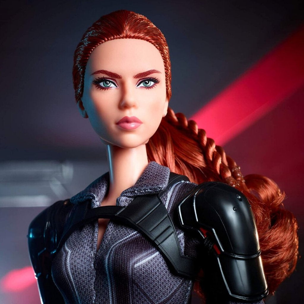 Limited Edition Barbie Black Widow Doll Marvel Signature Scarlett Johansson