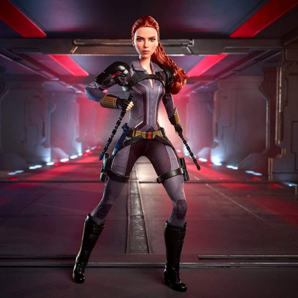 Limited Edition Barbie Black Widow Doll Marvel Signature Scarlett Johansson