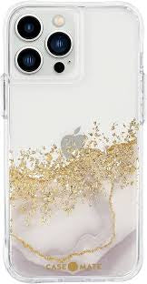 Case-Mate Karat Marble Case for iPhone 13 Pro Max, Antimicrobial Cover