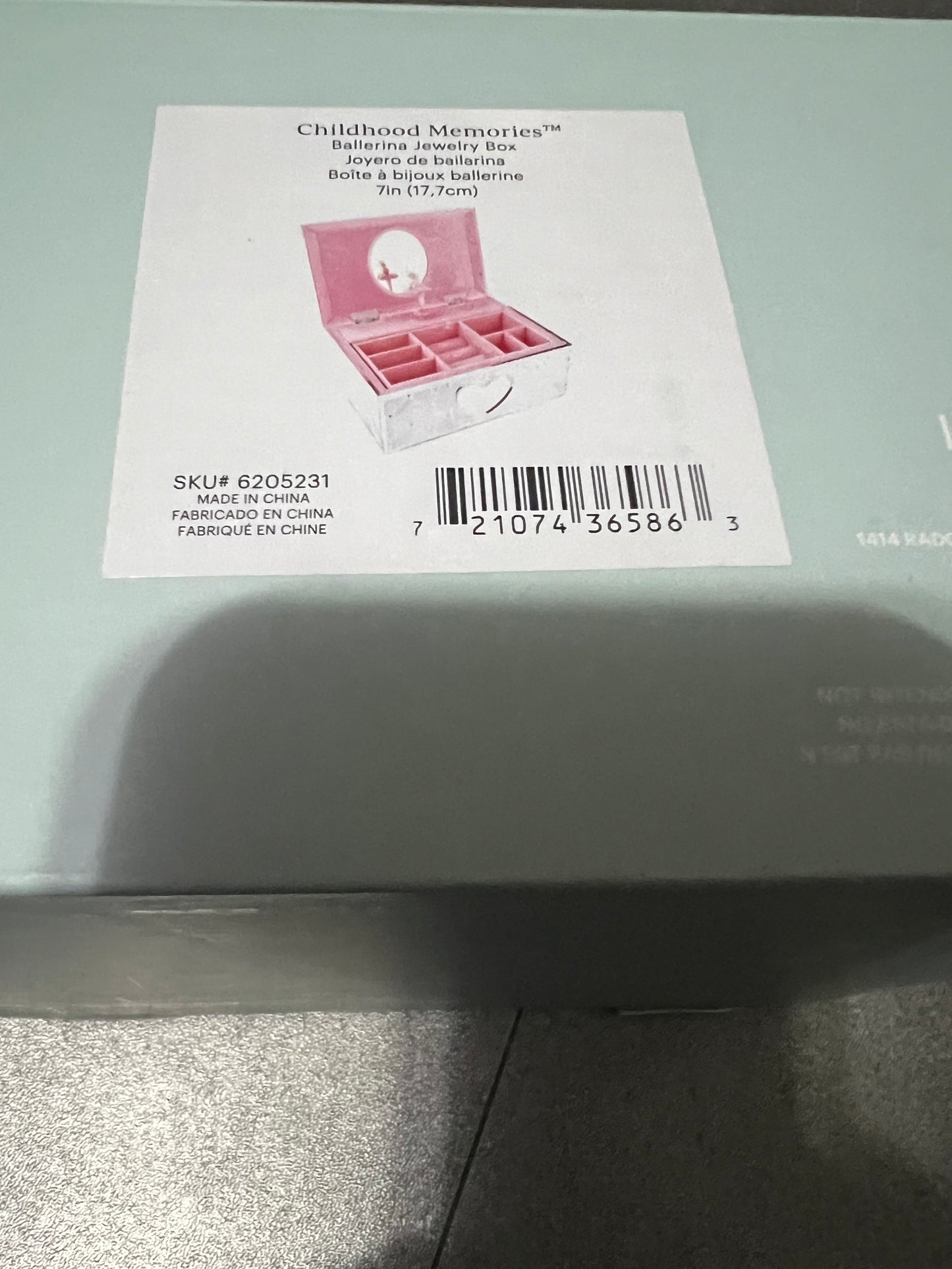 LENOX Ballerina Childhood Memories Jewellery Box