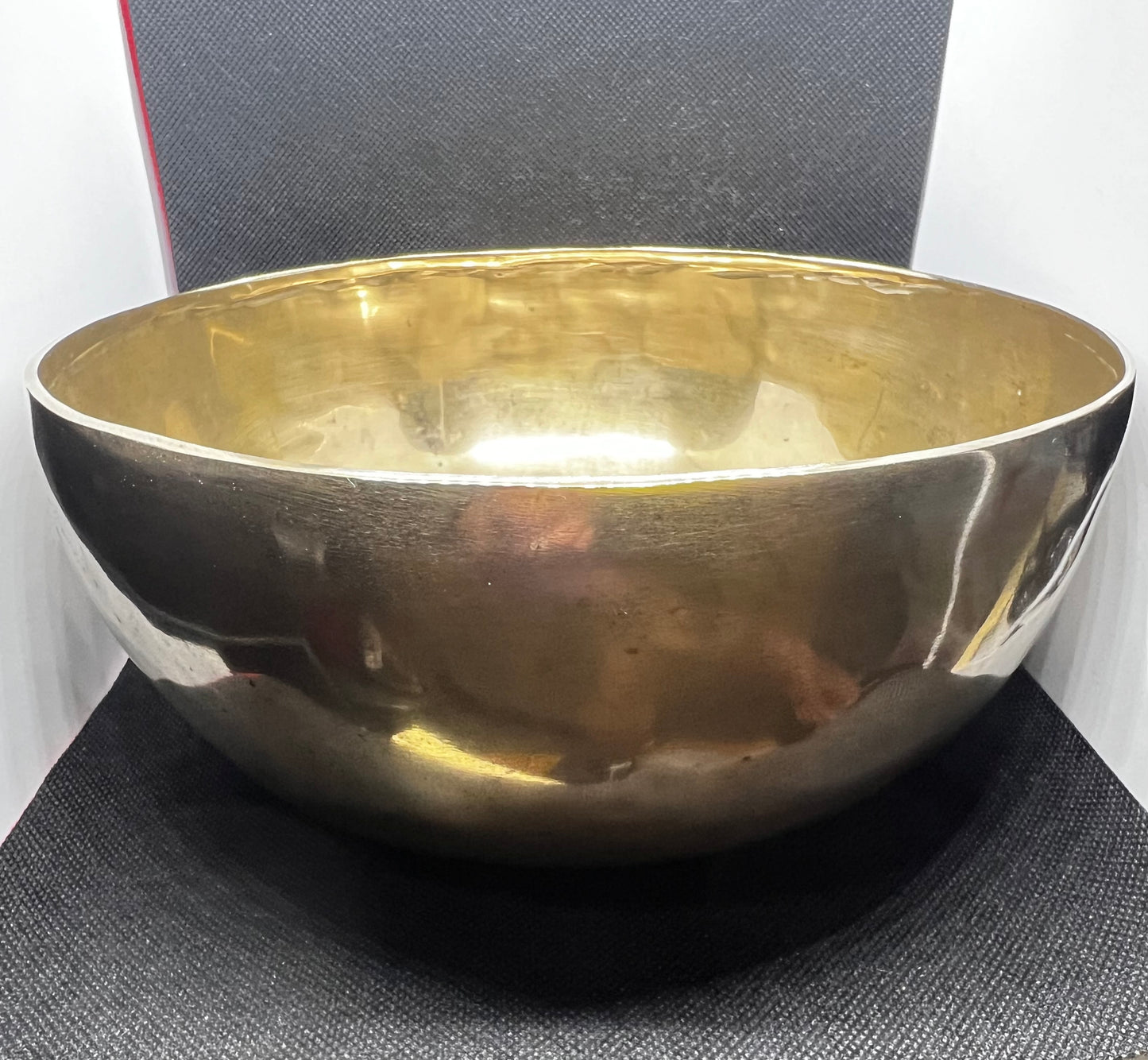 Vintage Rare Nepalese Full Moon Singing Bowl Handcrafted Antique