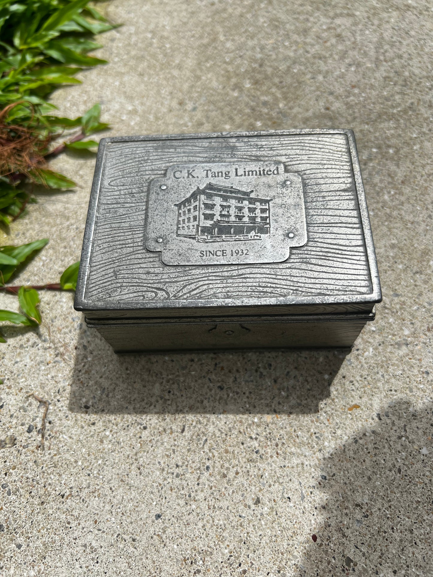 Royal Selangor Limited Edition Anniversary Pewter Tin Box - C.K. CK Tang - Vintage Collectible Antique