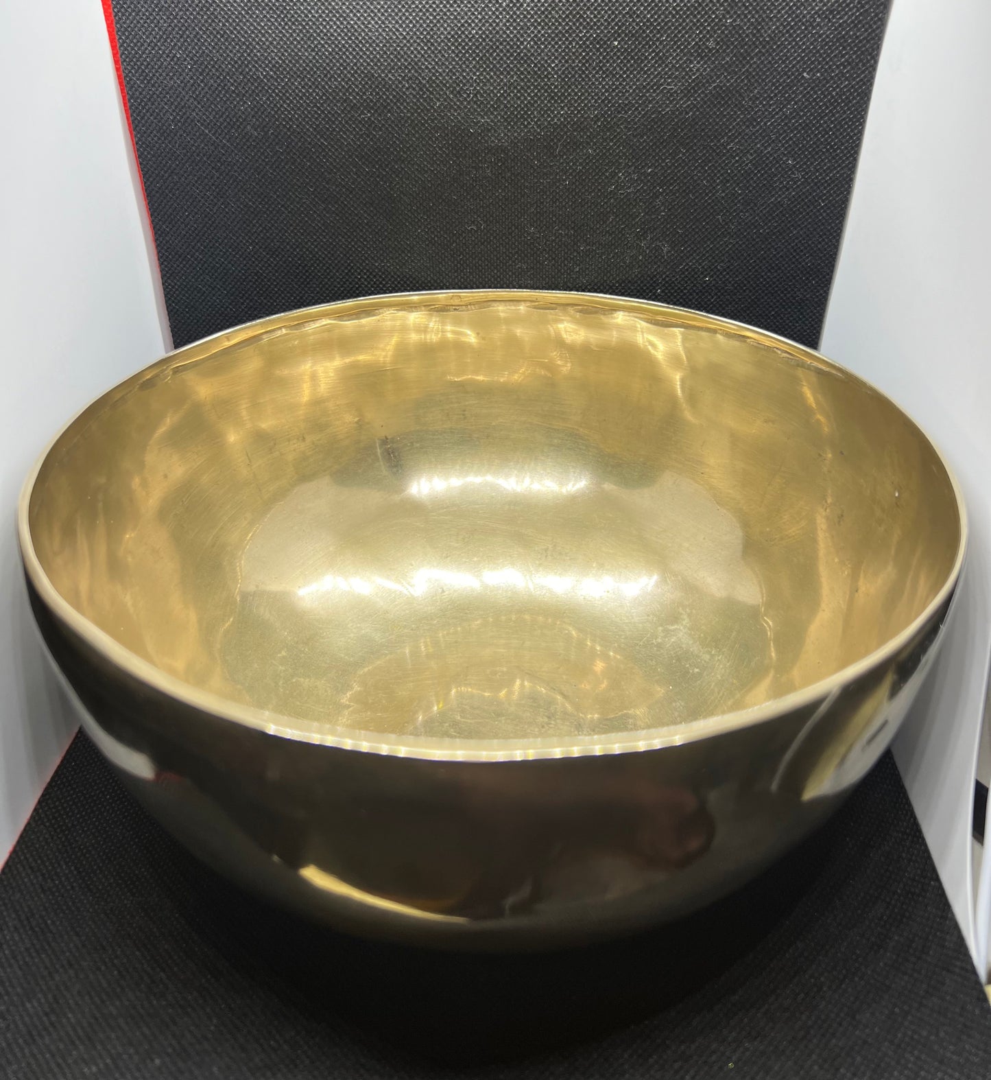 Vintage Rare Nepalese Full Moon Singing Bowl Handcrafted Antique