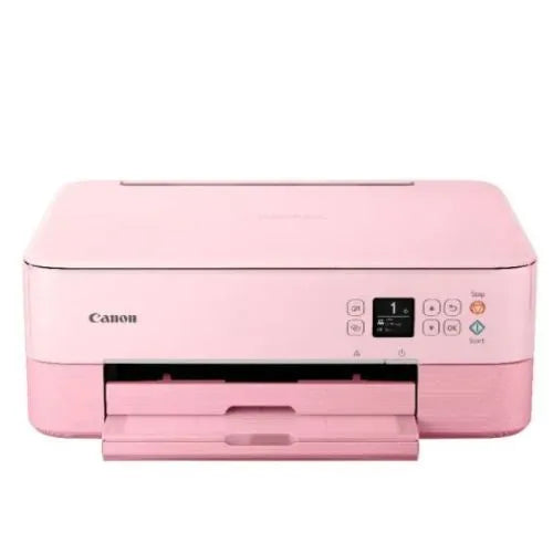 Canon Pixma TS5370a Compact Wireless Photo All-In-One with 1.44” OLED Millennial Pink