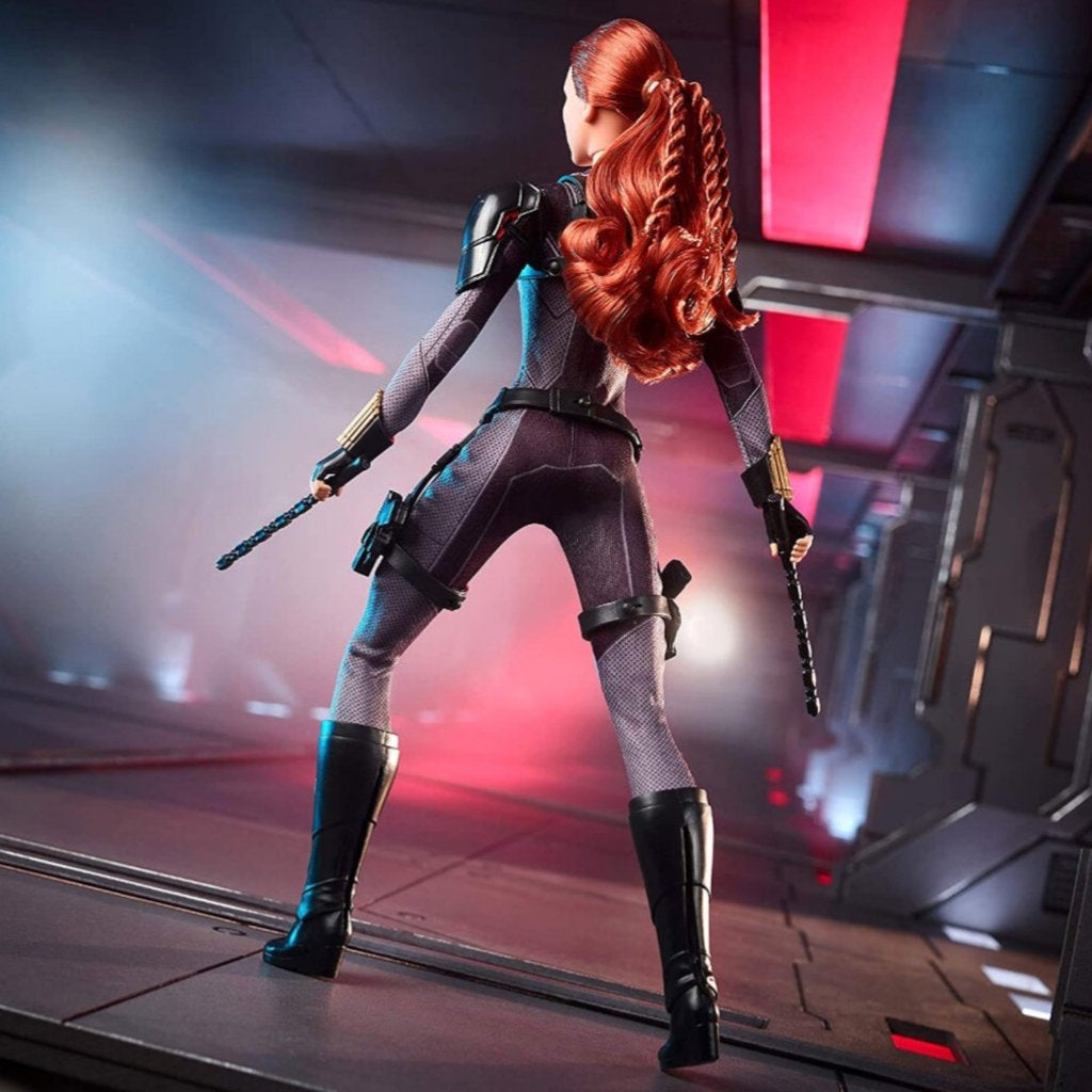 Limited Edition Barbie Black Widow Doll Marvel Signature Scarlett Johansson
