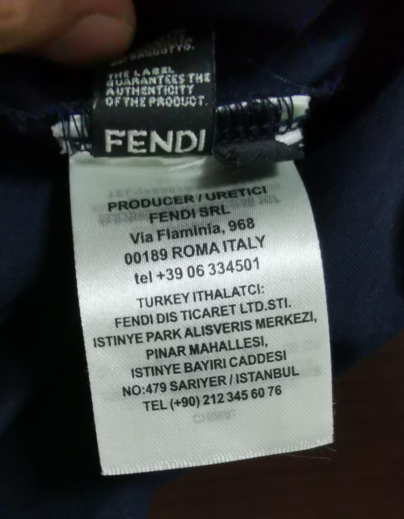 Fendi Roma Monster Yellow Eye Tee PreLoved Tshirt