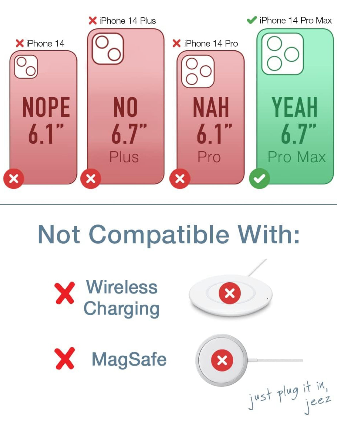 Smartish iPhone 14 Pro Max Wallet Case - Wallet Slayer Vol. 2 [Slim + Protective] Credit Card Holder with Kickstand - Black Tie Affair