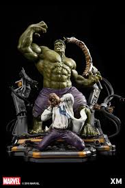 The Hulk Transformation Premium Collectibles Statue XM Studio Display Set 1/4 Scale
