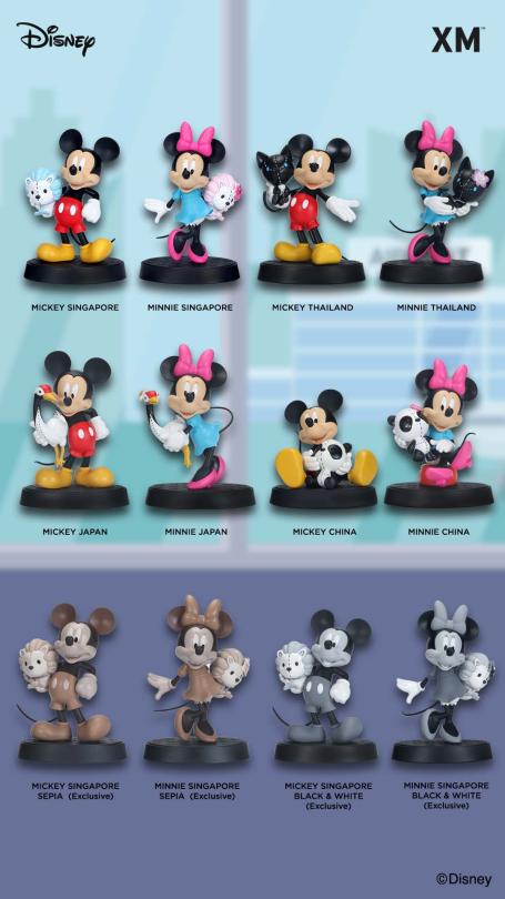Mickey & Minnie Go Global: Singapore Figurines – Collector’s Limited Run