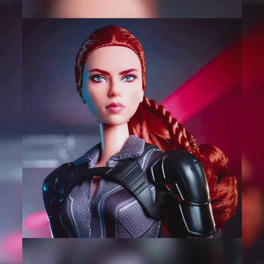 Limited Edition Barbie Black Widow Doll Marvel Signature Scarlett Johansson