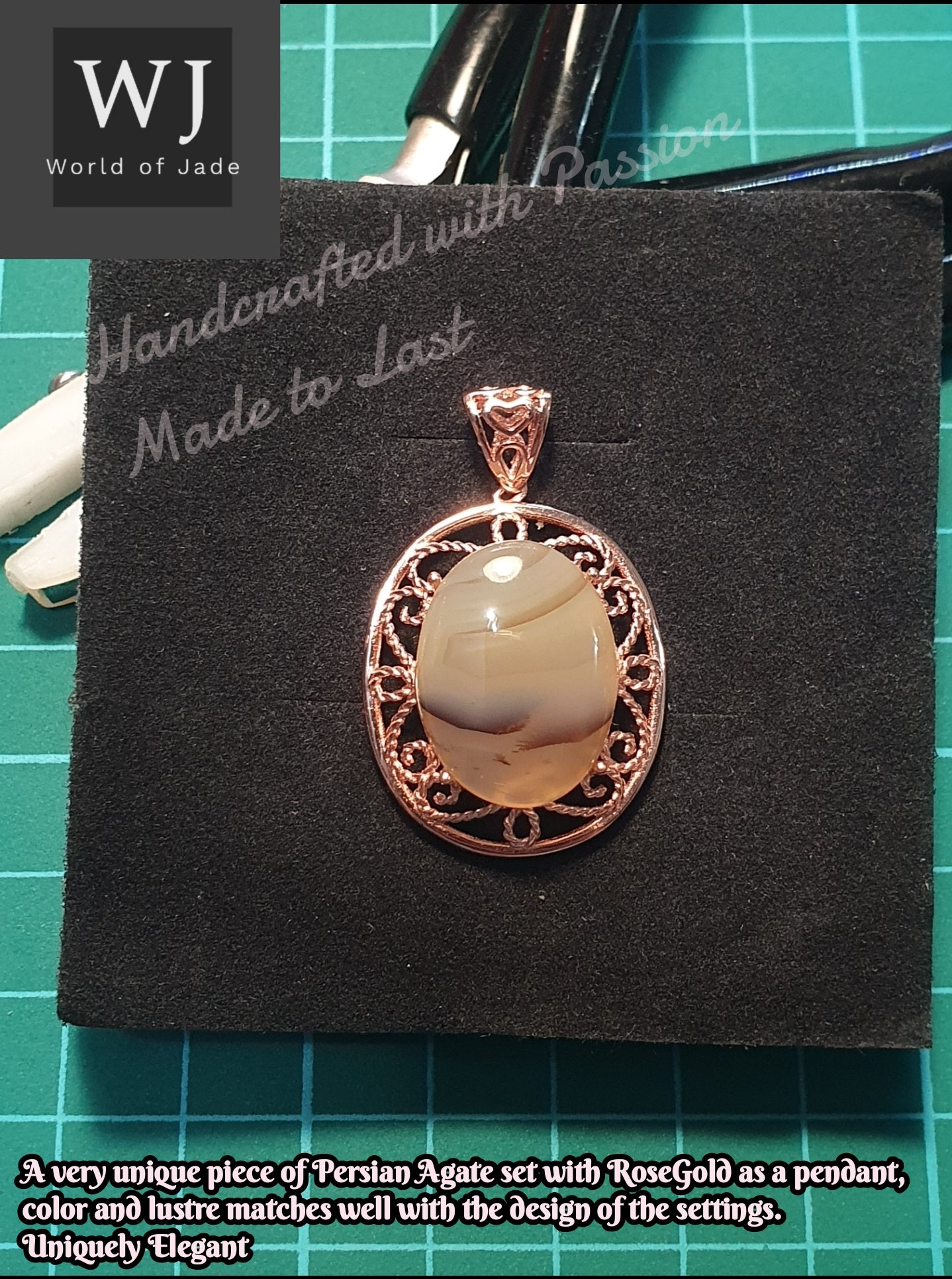 Persian Agate Pendant