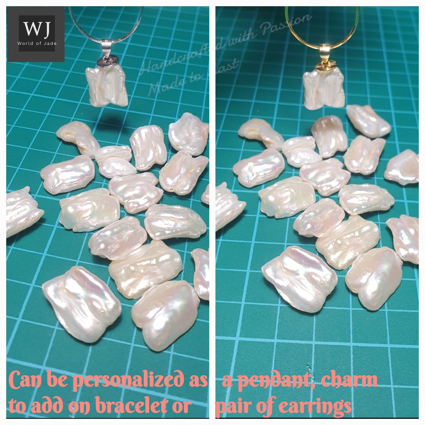 Japan Natural Wild Freshwater Pearls
"Dragon's Tooth" Grade AAAA   日本天然淡水珍珠
龙牙AAAA级