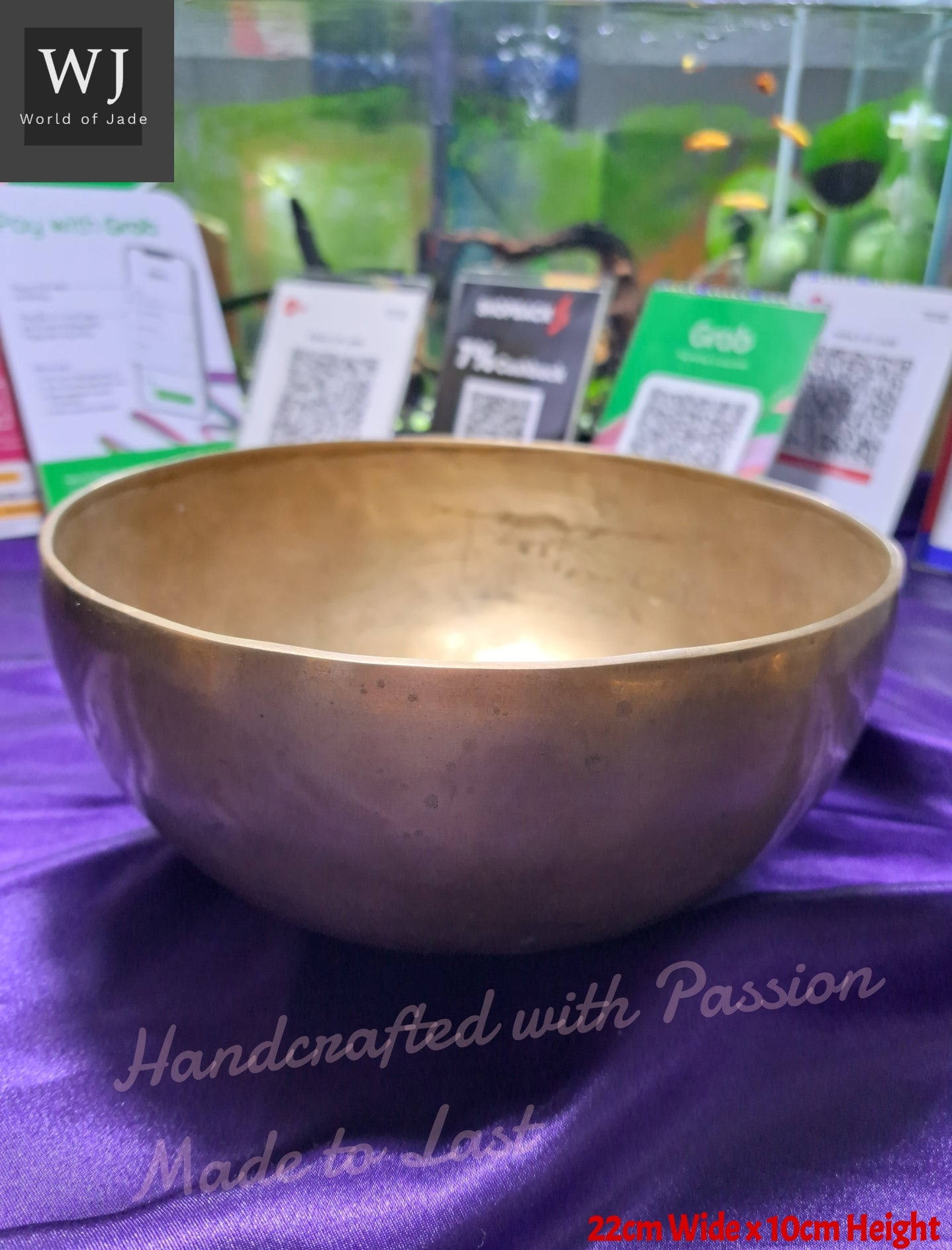 Huge Rare Vintage Nepal FullMoon Singing Bowl      稀有古典尼泊尔满月歌唱碗大号