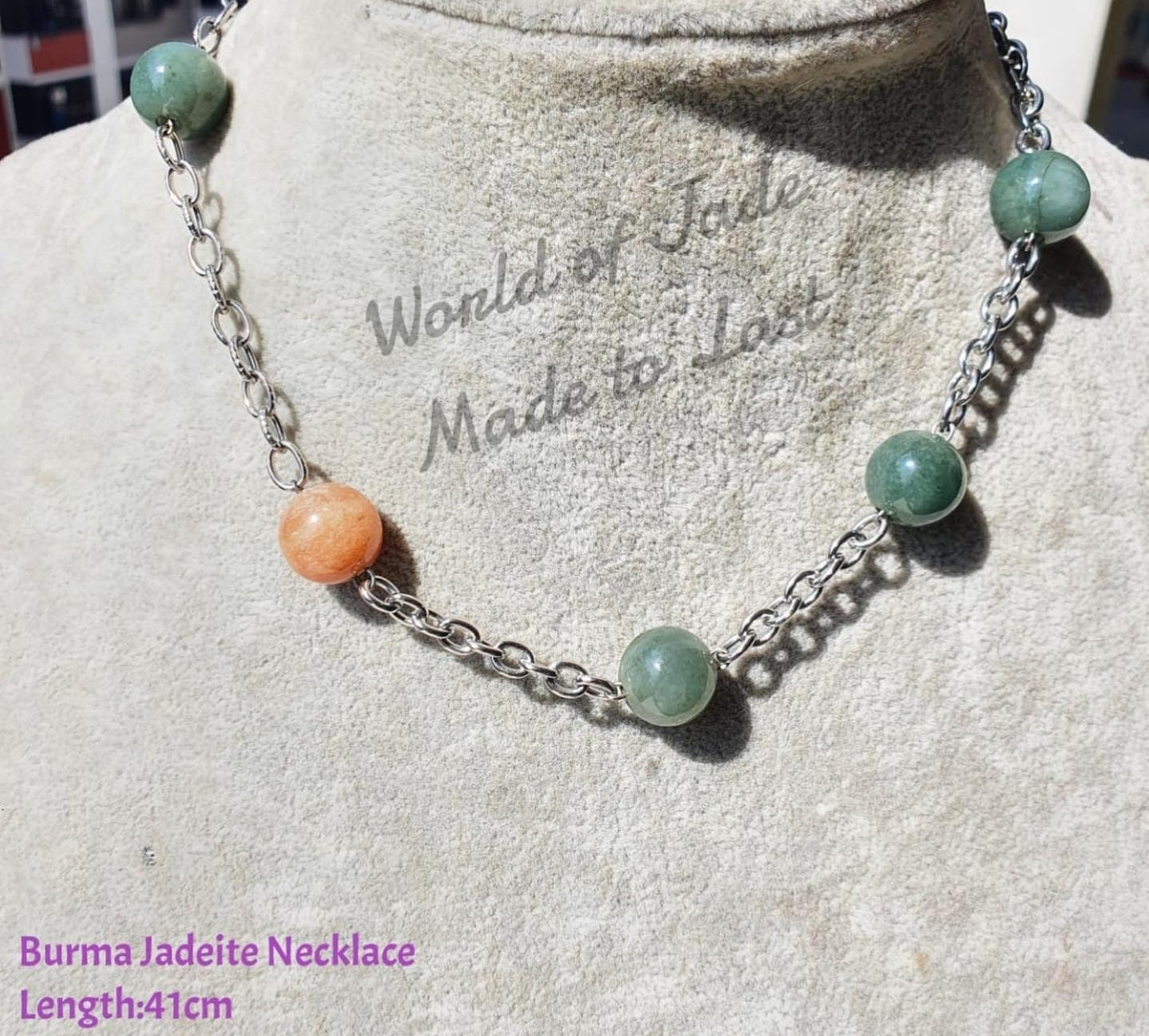 Burma Jadeite Necklace   缅甸翡翠项链