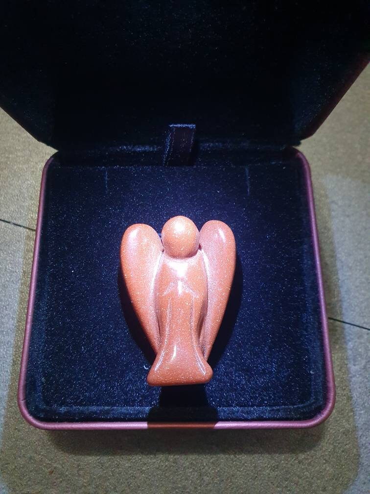 Cute Angels handcrafted from different kinds of Natural Precious Stones and Crystals