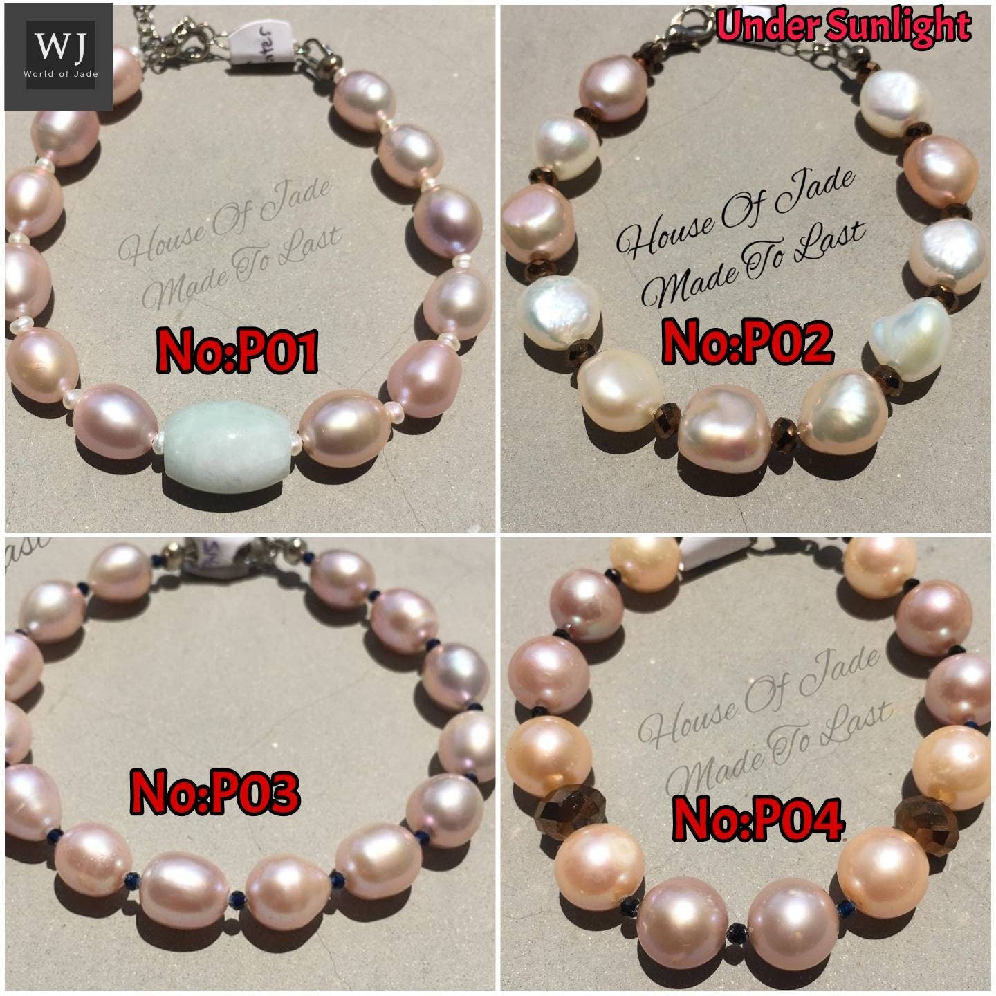 Natural Freshwater Pearls Bracelet Series